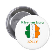Les Irlandais personnalisés m'embrassent que je su Pin's Avec Agrafe