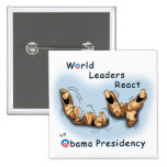 Les leaders mondiaux réagissent (Obama) Pin's