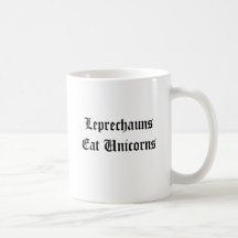 Les lutins mangent des licornes tasse