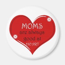 Les mamans sont bonnes au coeur - aimant