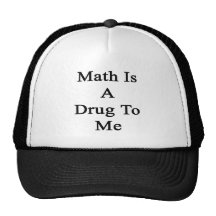 Les maths sont une drogue à moi casquette