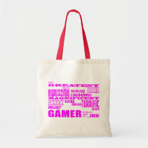 Les meilleurs anniversaires de Gamers de filles :  Sacs En Toile