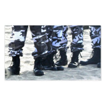 Les militaires initialisent des cartes de visite cartes de visite professionnelles