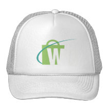 Les mondes plus grands : Blanc de chapeau de W casquettes
