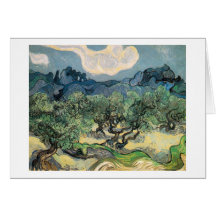 Les oliviers, Vincent van Gogh Cartes De Vœux