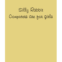Les ordinateurs idiots de lapin sont pour des fill t-shirt
