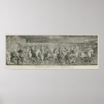 Les pèlerins de Cantorbéry par William Blake Posters