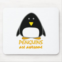 Les pingouins sont impressionnants tapis de souris