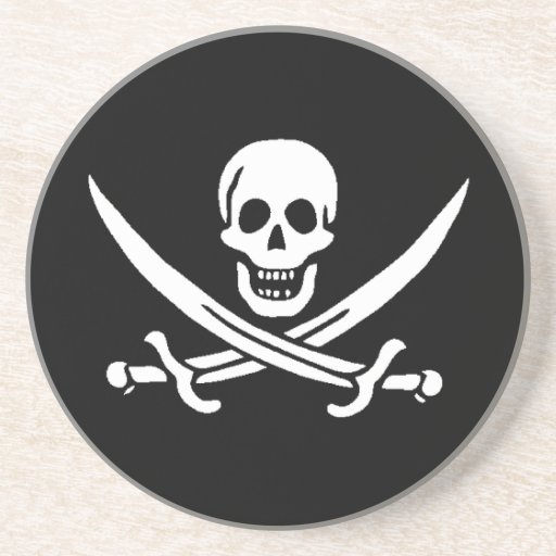 Les pirates sont l� - dessous de verre