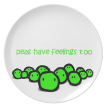 les pois ont se sentir aussi assiettes
