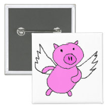 Les porcs peuvent voler pin's