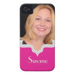 Les roses indien encadrent le modèle girly d'iPhon Coques Case-Mate iPhone 4