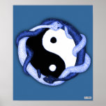 Les serpents conjuguent (le bleu) posters