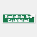 Les socialistes sont CashHoles ! Adhésifs Pour Voiture
