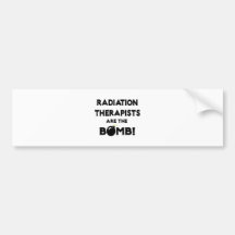 Les thérapeutes de rayonnement sont la bombe ! autocollants pour voiture