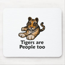 Les tigres sont les gens aussi tapis de souris