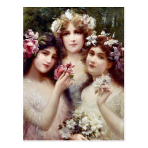 Les trois grâces carte postale