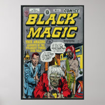 Les USA comiques - magie noire Affiches