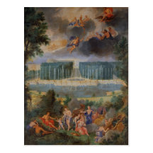 Les vergers de Versailles. Vue de piscine de Neptu Carte Postale