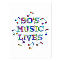 les vies de la musique 90s carte postale