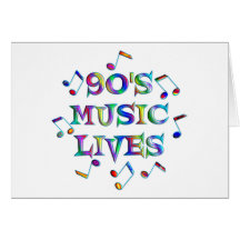les vies de la musique 90s cartes de vœux