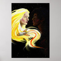 Lesbiennes dans l'espace posters