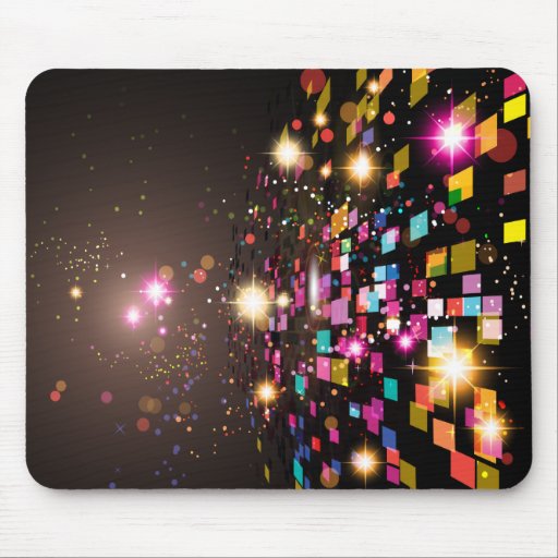 L'espace abstrait coloré tapis de souris