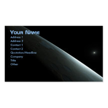 L'espace Modèle De Carte De Visite