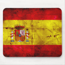 L'Espagne ; bandera de España Tapis De Souris