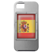 L'Espagne en acier inoxydable Coque Case-Mate iPhone 5
