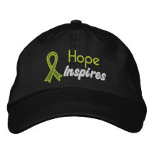 L'espoir inspire - le lymphome casquette brodée