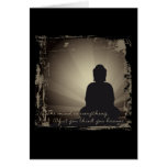 L'esprit de Bouddha est tout Carte De Vœux
