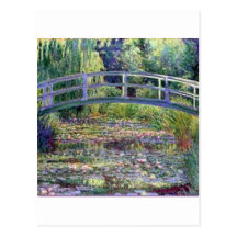 L'étang de nénuphar par Claude Monet Carte Postale