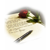 lettre d'amour - entièrement personnalisable avec 