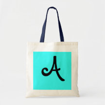 lettre fraîche "A " Sacs Fourre-tout