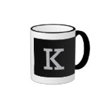 Lettre K de monogramme Tasse À Café
