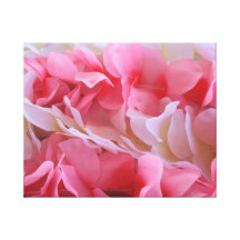 leu blancs roses impression sur toile