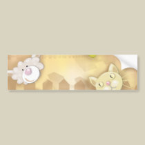 leuk bij de boerderijdieren bumperstickers