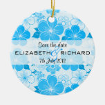 Leuk blauw bloemenOrnament ornamenten