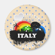 Leuk Fruitig Italië Koelkast Magneet