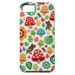 Leuk kinder patroon met de hertenpaddestoel van he iPhone 5 cover