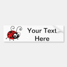 Leuk Lieveheersbeestje Bumpersticker