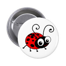 Leuk Lieveheersbeestje Speld Button