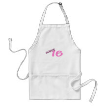 Leuk Ontwerp "Zoete 16" Schort