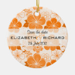 Leuk oranje bloemenOrnament ornamenten