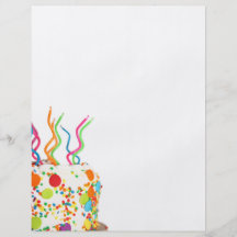 Leuke Cake met de Vlieger van Kaarsen Swirly Folder Ontwerp