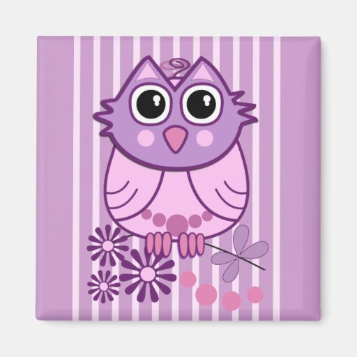 Leuke girly magneet met de Uil van het Baby