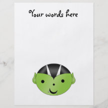 Leuke groene vampier folders