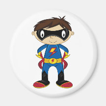 Leuke Jongen Superhero Koelkast Magneetje