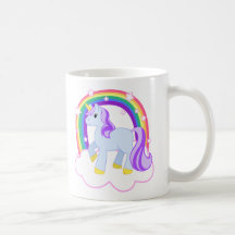 Leuke Magische Eenhoorn met Klantgerichte regenboo Koffie Mok